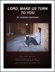 Lord, Make Us Turn To You SATB choral sheet music cover Thumbnail